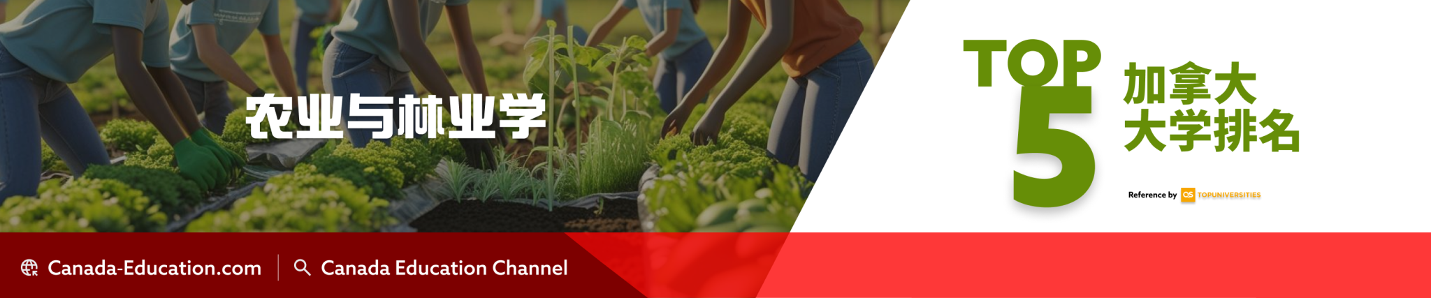 【加国留学】2025年QS世界大学排名 - 农业与林业学